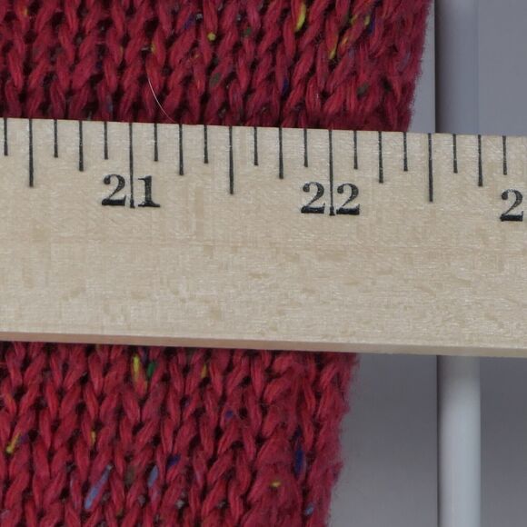 Flamingo Rose Pink Sweater Womens Medium Wool Blend Lightweight Knit Crewneck - Picture 7 of 9